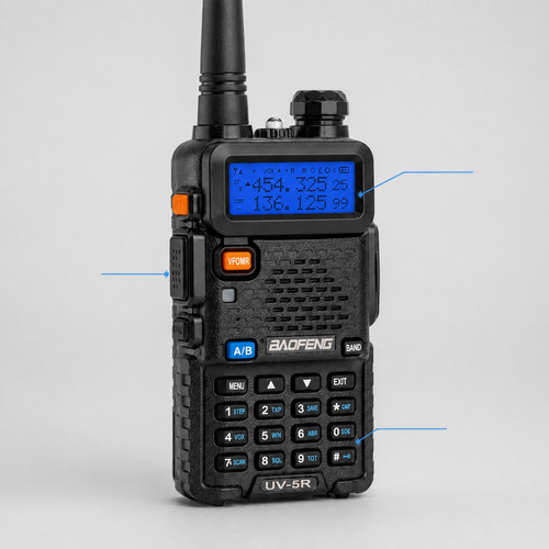 Radio baofeng vhf uhf - radio, uv-5r