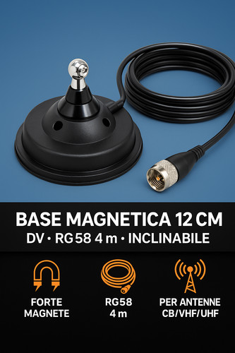 Base magnetica - 12, cm