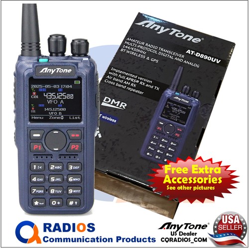 Anytone d890uv gps dmr - at-d890uv,